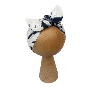 Opaska pin up wieloryby