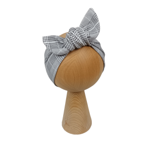 Opaska pin up szara krata