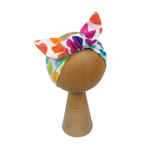 Opaska pin up kolorowe serca