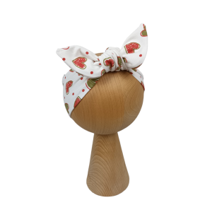 Opaska pin up serca czerwone