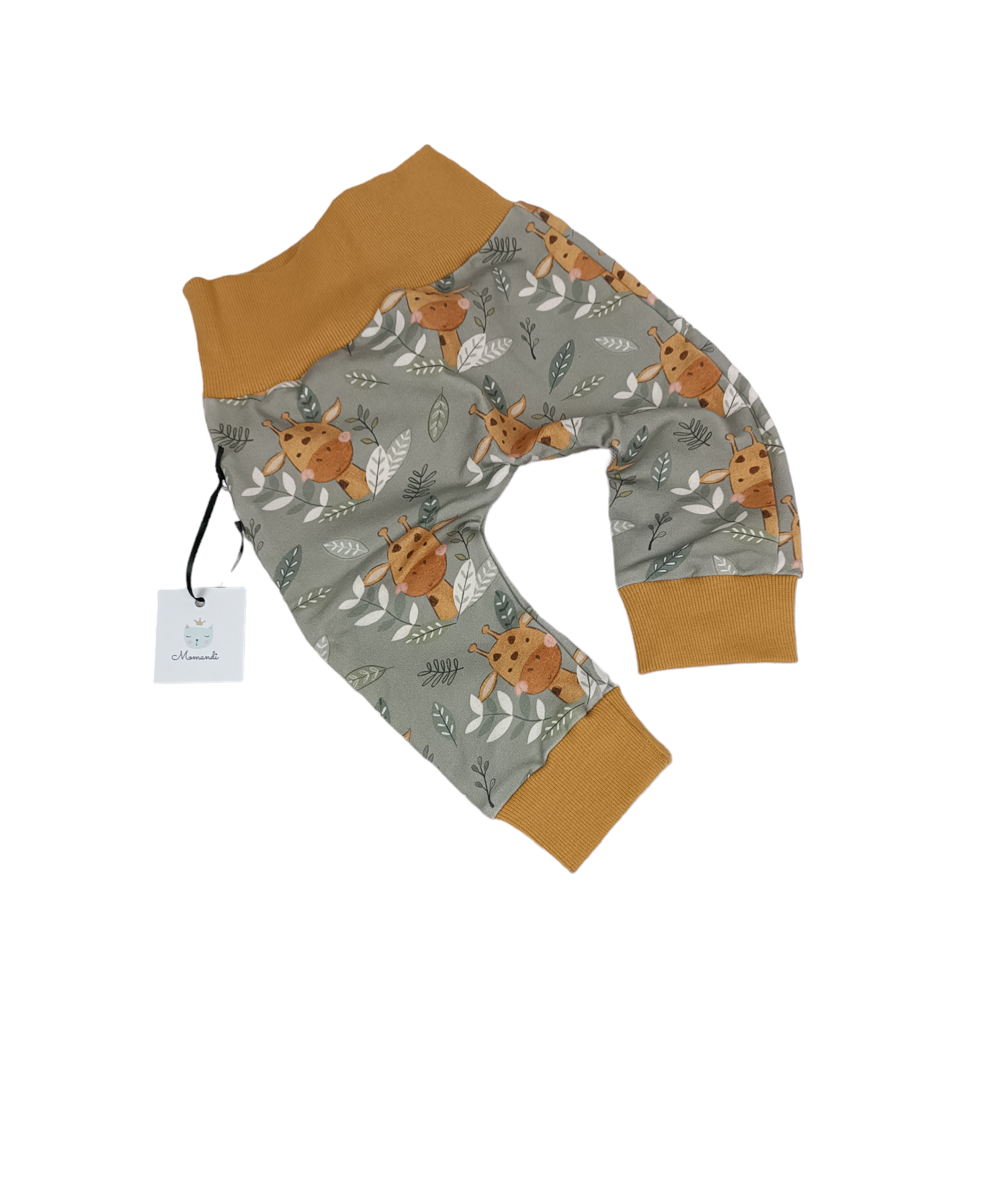 Spodnie baggy żyrafy