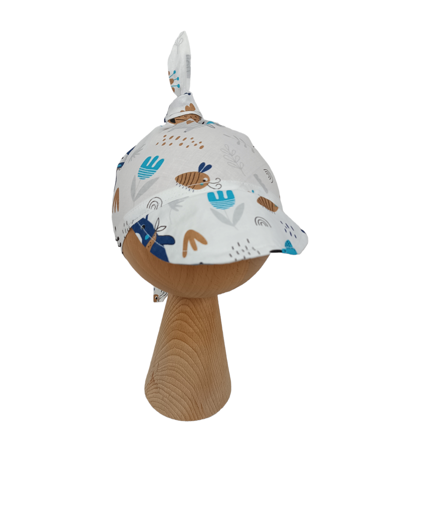 Chustka z daszkiem miśki