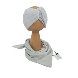 Komplet opaska i chusta welur