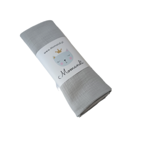 Koc muślinowy szary