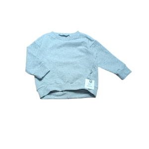 Bluza oversize szary melanż