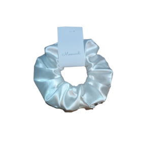 Gumka scrunchie śmietanka satyna