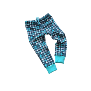 Spodnie baggymięta wzór