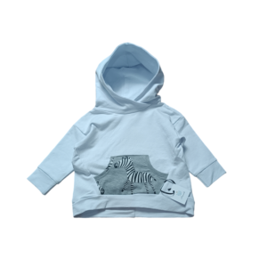 Bluza oversize zebra