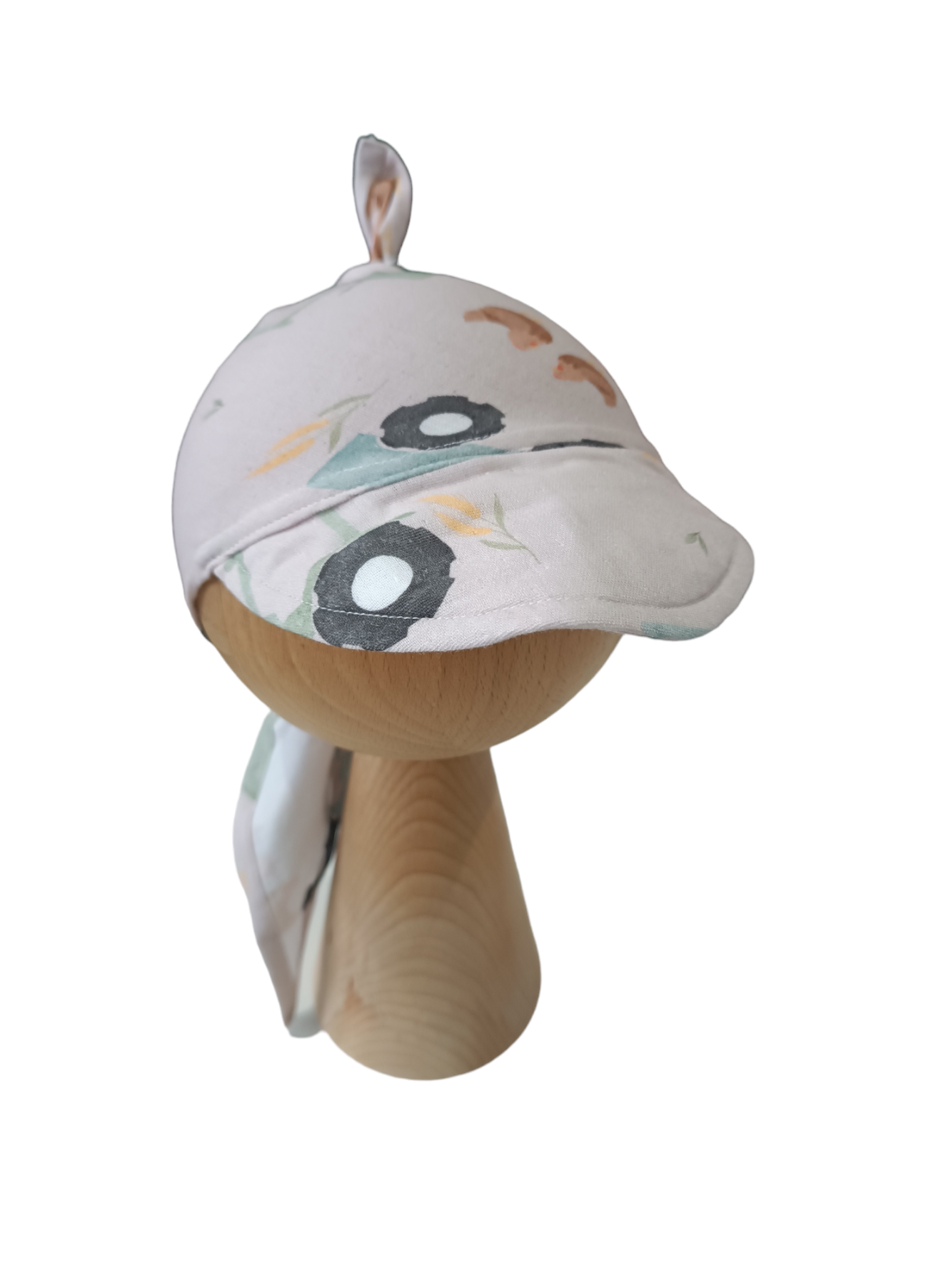 Chustka z daszkiem muślin traktory