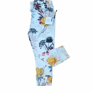 Spodnie baggy kwiaty