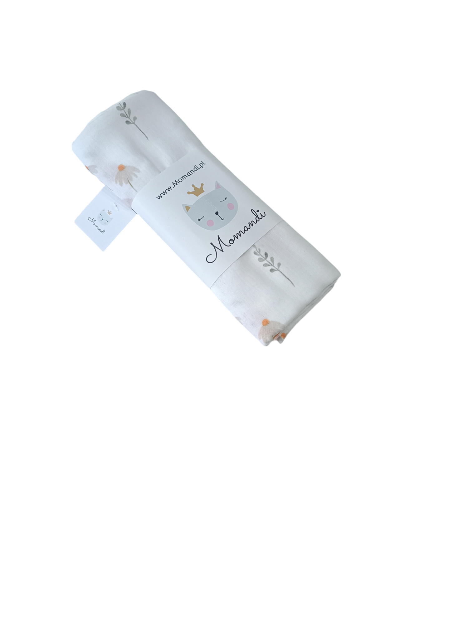 Koc muślinowy stokrotki