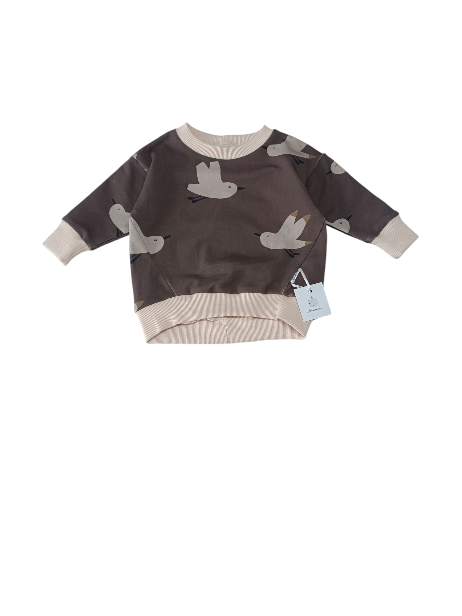 Bluza oversize ptaki