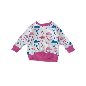 Bluza oversize chmury