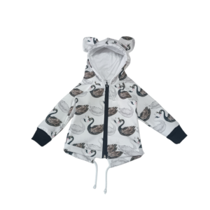 Kurtka softshell łabędzie