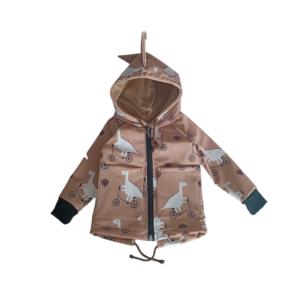 Kurtka softshell dinozaury z kieszeniami