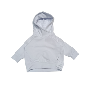 Bluza oversize biała z kapturem
