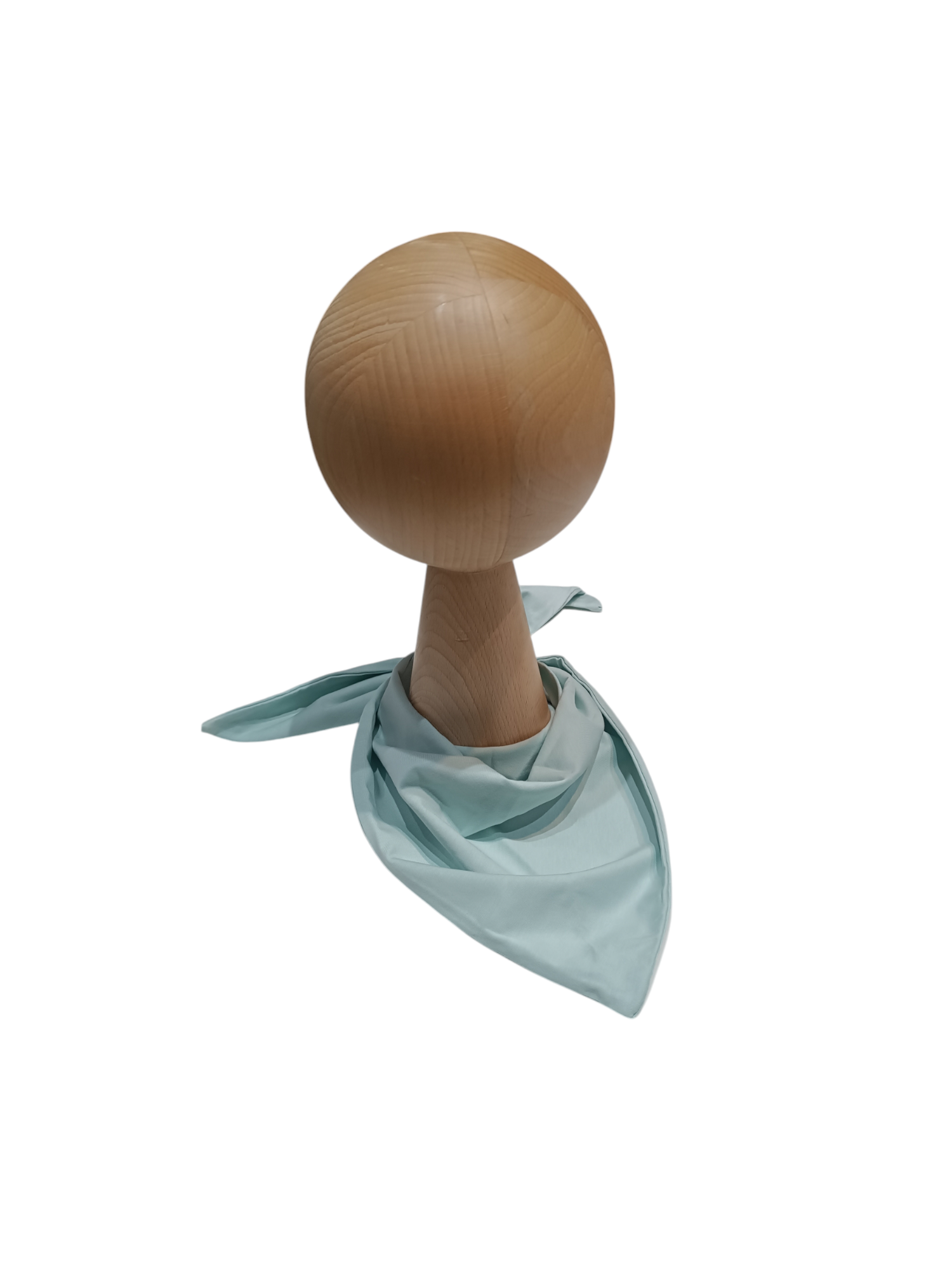 Chusta podwójna wiązana brudna mięta