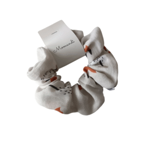 Gumka scrunchie lisy muślin