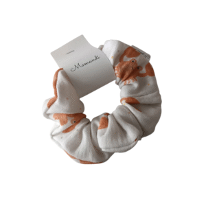 Gumka scrunchie kraby muślin