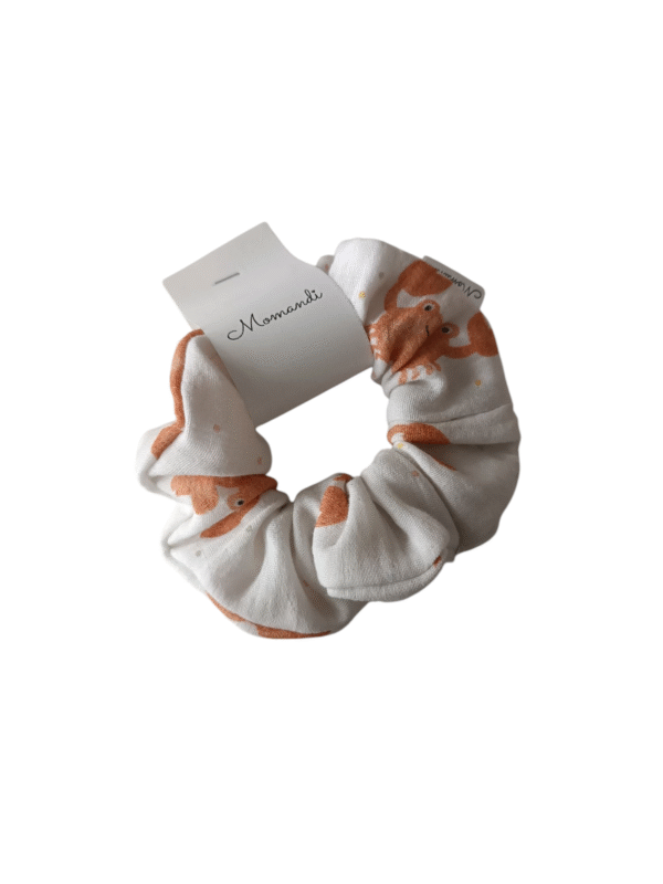 Gumka scrunchie kraby muślin