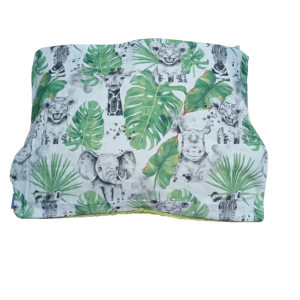 Poduszka premium słonie, żyrafy, zebry