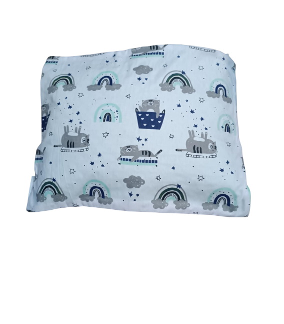 Poduszka premium koty i tęcze