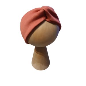 Opaska zaplatana prążek rdzawy